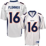 Jerseys Factory Cheap Broncos #16 Jake Plummer White Stitched NF
