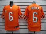 Jerseys Factory Cheap Bears #6 Jay Cutler Orange With C Patch St
