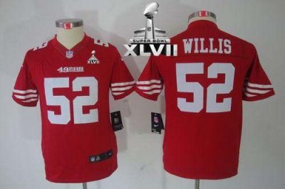 Jerseys Factory Cheap Nike 49ers #52 Patrick Willis Red Team Col