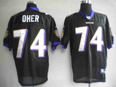 Jerseys Factory Cheap Ravens #74 Michael Oher Black Stitched NFL