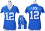 Jerseys Factory Cheap Nike Colts #12 Andrew Luck Royal Blue Team