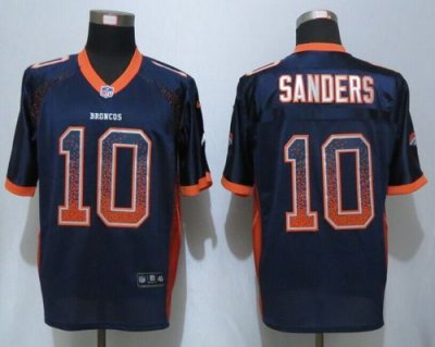 Jerseys Factory Cheap Nike Broncos #10 Emmanuel Sanders Navy Blu
