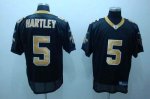 Jerseys Factory Cheap Saints #5 Garrett Hartley Black Stitched N