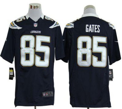 Jerseys Factory Cheap Nike Chargers #85 Antonio Gates Navy Blue