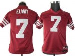 Jerseys Factory Cheap Cardinal #7 John Elway Red Embroidered You