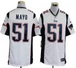 Jerseys Factory Cheap Nike Patriots #51 Jerod Mayo White Men's E