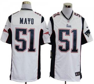 Jerseys Factory Cheap Nike Patriots #51 Jerod Mayo White Men's E