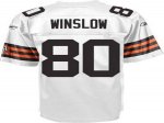 Jerseys Factory Cheap Browns #80 Kellen Winslow White Stitched N