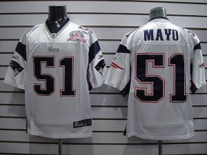 Jerseys Factory Cheap Patriots #51 Jerod Mayo White Stitched NFL