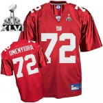 Jerseys Factory Cheap Giants #72 Osi Umenyiora Red Super Bowl XL