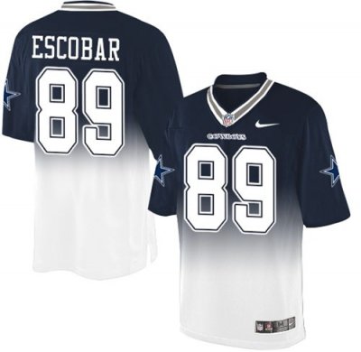 Jerseys Factory Cheap Nike Cowboys #89 Gavin Escobar Navy Blue/W