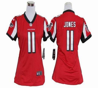 Jerseys Factory Cheap Nike Falcons #11 Julio Jones Red Team Colo