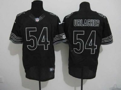 Jerseys Factory Cheap Nike Bears #54 Brian Urlacher Black Shadow