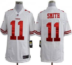 Jerseys Factory Cheap Nike 49ers #11 Alex Smith White Men's Stit