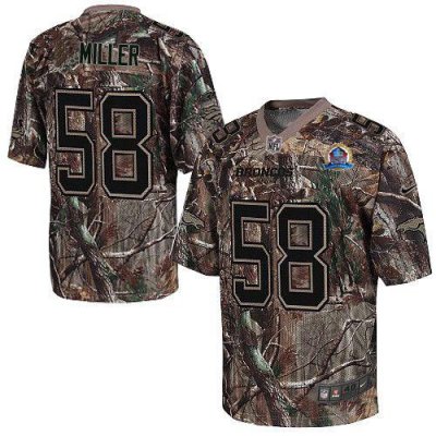 Jerseys Factory Cheap Nike Broncos #58 Von Miller Camo With Hall