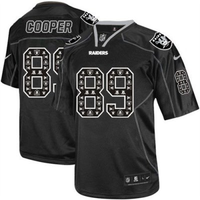 Jerseys Factory Cheap Nike Raiders #89 Amari Cooper New Lights O
