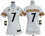 Jerseys Factory Cheap Nike Steelers #7 Ben Roethlisberger White