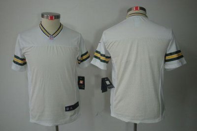 Jerseys Factory Cheap Nike Packers Blank White Youth Embroidered