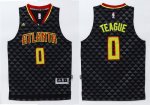 Jerseys Factory Cheap Hawks #0 Jeff Teague Black Swingman Stitch