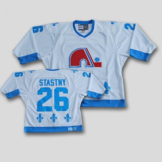 Jerseys Factory Cheap Nordiques #26 Peter Stastny Embroidered CC - Click Image to Close
