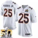 Jerseys Factory Cheap Nike Broncos #25 Chris Harris Jr White Sup