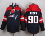 Jerseys Factory Cheap Nike Patriots #90 Malcom Brown Navy Blue P