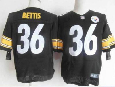 Jerseys Factory Cheap Nike Steelers #36 Jerome Bettis Black Team