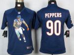 Jerseys Factory Cheap Nike Bears #90 Julius Peppers Navy Blue Te