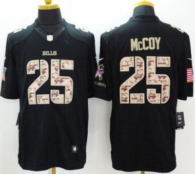 Jerseys Factory Cheap Nike Bills #25 LeSean McCoy Black Men's St
