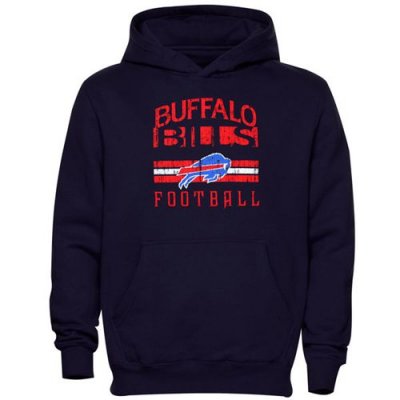 Jerseys Factory Cheap Buffalo Bills Pregame Pullover Hoodie Navy