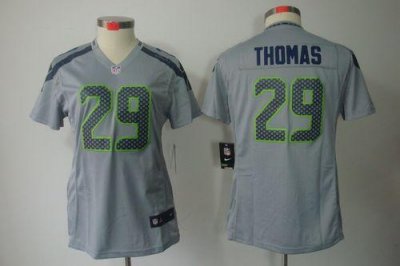 Jerseys Factory Cheap Nike Seahawks #29 Earl Thomas Grey Alterna