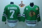 Jerseys Factory Cheap Blackhawks #7 Brent Seabrook Embroidered G