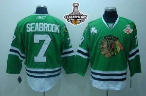 Jerseys Factory Cheap Blackhawks #7 Brent Seabrook Embroidered G