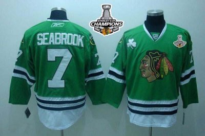 Jerseys Factory Cheap Blackhawks #7 Brent Seabrook Embroidered G