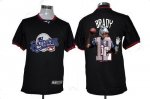 Jerseys Factory Cheap Nike Patriots #12 Tom Brady Black Men's NF