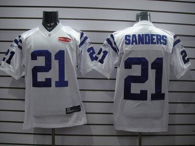 Jerseys Factory Cheap Colts #21 Bob Sanders White With Super Bow