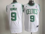 Jerseys Factory Cheap Celtics #9 Rajon Rondo Stitched White NBA