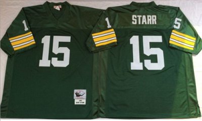 Jerseys Factory Cheap Mitchell And Ness 1969 Packers #15 Bart St