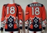 Jerseys Factory Cheap Nike Broncos #18 Peyton Manning Orange/Nav