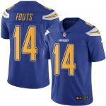 Jerseys Factory Cheap Nike Chargers #14 Dan Fouts Electric Blue