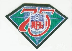 Jerseys Factory Cheap Stitched NFL 75th Throwback Jersey Patch