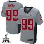 Jerseys Factory Cheap Nike 49ers #99 Aldon Smith Grey Shadow You