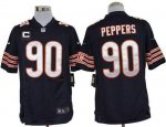 Jerseys Factory Cheap Nike Bears #90 Julius Peppers Navy Blue Te