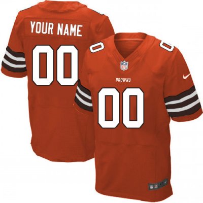 Jerseys Factory Cheap Nike Cleveland Browns Customized Orange Em