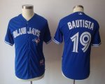 Jerseys Factory Cheap Blue Jays #19 Jose Bautista Blue New Cool