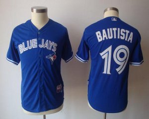 Jerseys Factory Cheap Blue Jays #19 Jose Bautista Blue New Cool