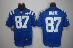 Jerseys Factory Cheap Nike Colts #87 Reggie Wayne Royal Blue Tea