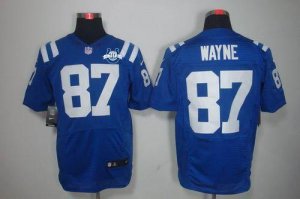 Jerseys Factory Cheap Nike Colts #87 Reggie Wayne Royal Blue Tea