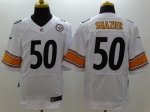 Jerseys Factory Cheap Nike Steelers #50 Ryan Shazier White Men's