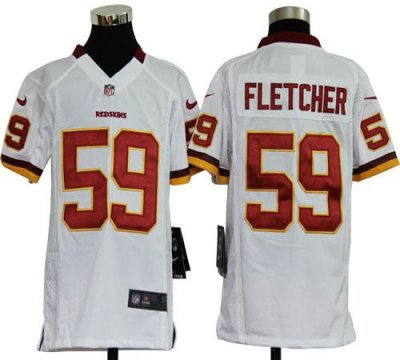 Jerseys Factory Cheap Nike Redskins #59 London Fletcher White Yo